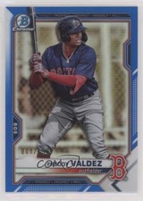 2021 Bowman Draft Chrome Blue Refractor 8/150 Freddy Valdez #BDC-96 g1z