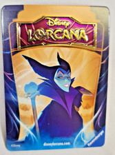 Disney Lorcana Maleficent Purple Promo Press Pin Badge 2023 Convention Exclusive