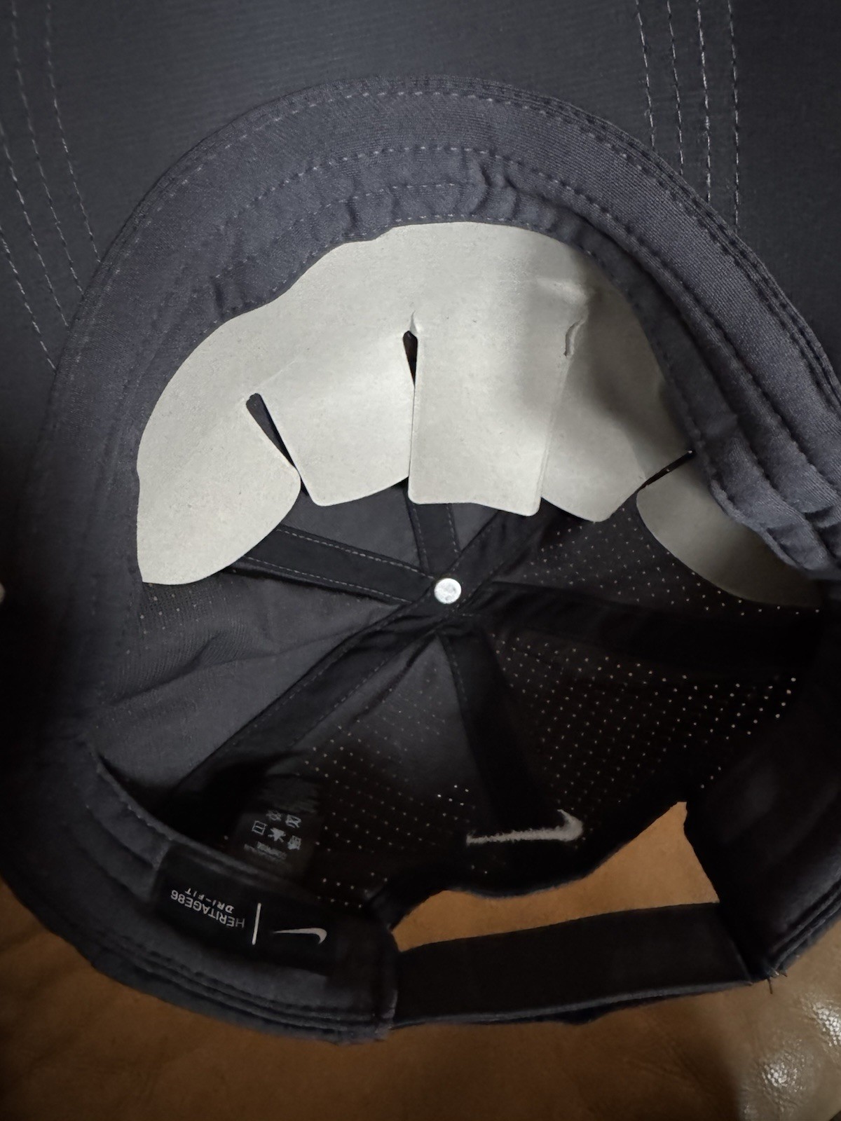 NWT Nike Golf Hat Heritage Dry Fit One Size Black GSAA thumbnail 8