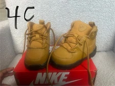 Kids Children Boots Shoes Nike Manoa LTR Sz 13C Wheat/Wheat/Black #BQ5373-700