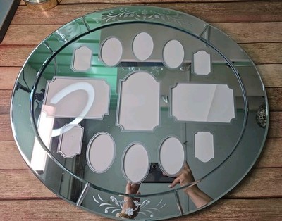 Ventian Style Large Mirror Collage Frame (13 photos) Cottagecore 