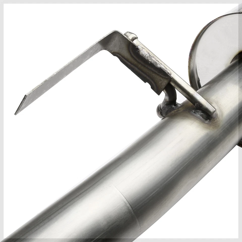 SS Catback Exhaust System 4" Burnt Tip Muffler for 95-05 Cavalier/Sunfire 2.2 - Image 4 of 4