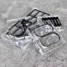 Custom Made Leather Cutting Die Knife Mould Japan Steel Blade Acrylic Base Punch