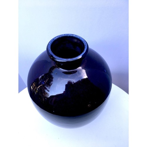 Bill Stewart Signed Pottery Vase Oversized Glazed Rare - Picture 7 of 10