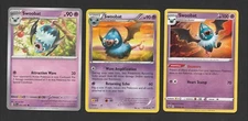 Swoobat Pokemon Card Collection Set of 3 English Cards