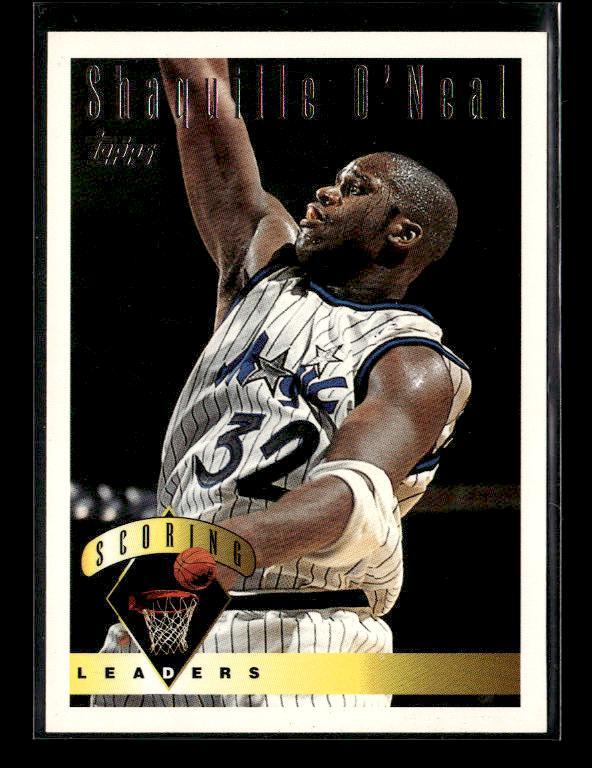 1995-96 Topps #6 Shaquille O'Neal Orlando Magic