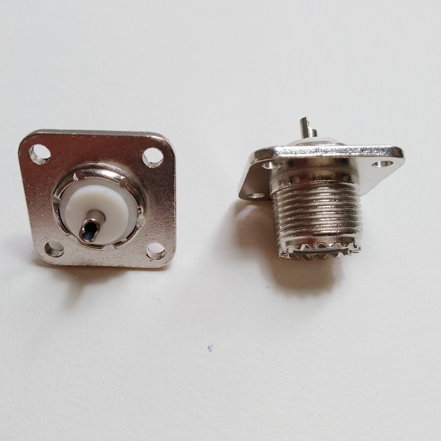 UHF SO239 Hembra De Montaje En Chasis De Panel Con De Montaje En Cubierta Conector RF
