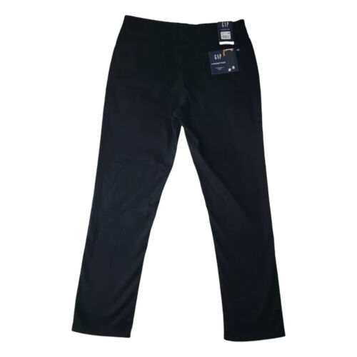 Gap Men's Black Slim Fit Stretch 5 Slant Pocket Big Belt loop Pants - Picture 2 of 2