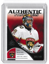 2021-22 SP Game Used Spencer Knight Authentic Rookies /999 RC-7