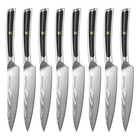 Sunnecko Utility Knife Set Steak Knife Damascus Steel Chef Knife Meat Slicer