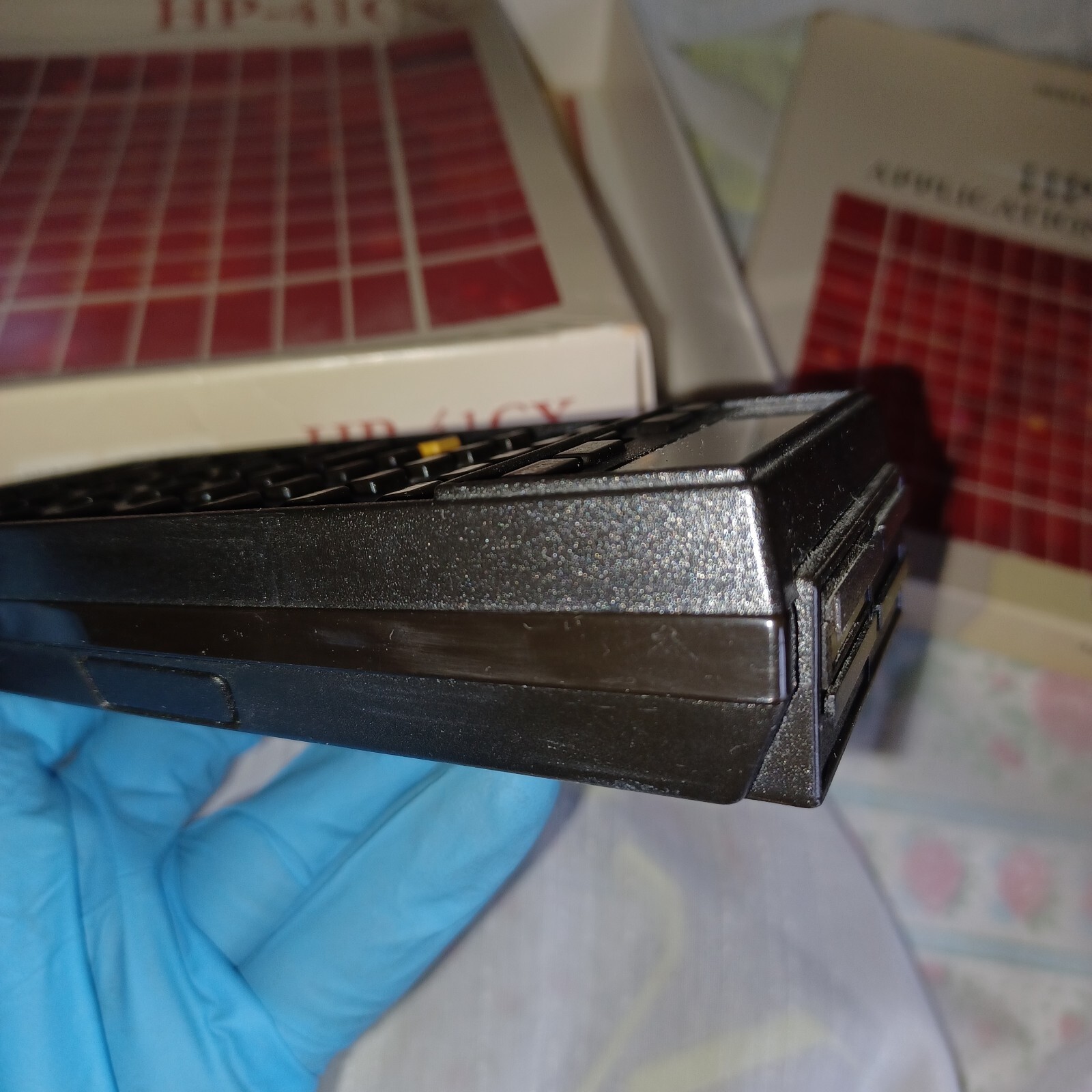 Vintage HP-41CX Scientific Calculator + Math/Stat Pac WORKING TESTED ...