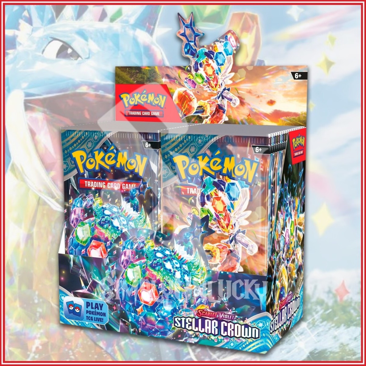 crown booster box Pokémon Stellar Crown Booster Box Case