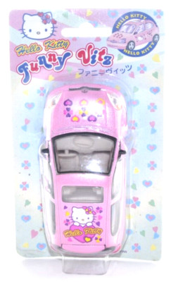 Rare Vintage Hello Kitty Toyoda Vitz Diecast Pullback Car Unused