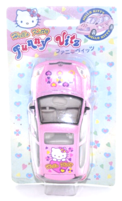 Rare Vintage Hello Kitty Toyoda Vitz Diecast Pullback Car Unused