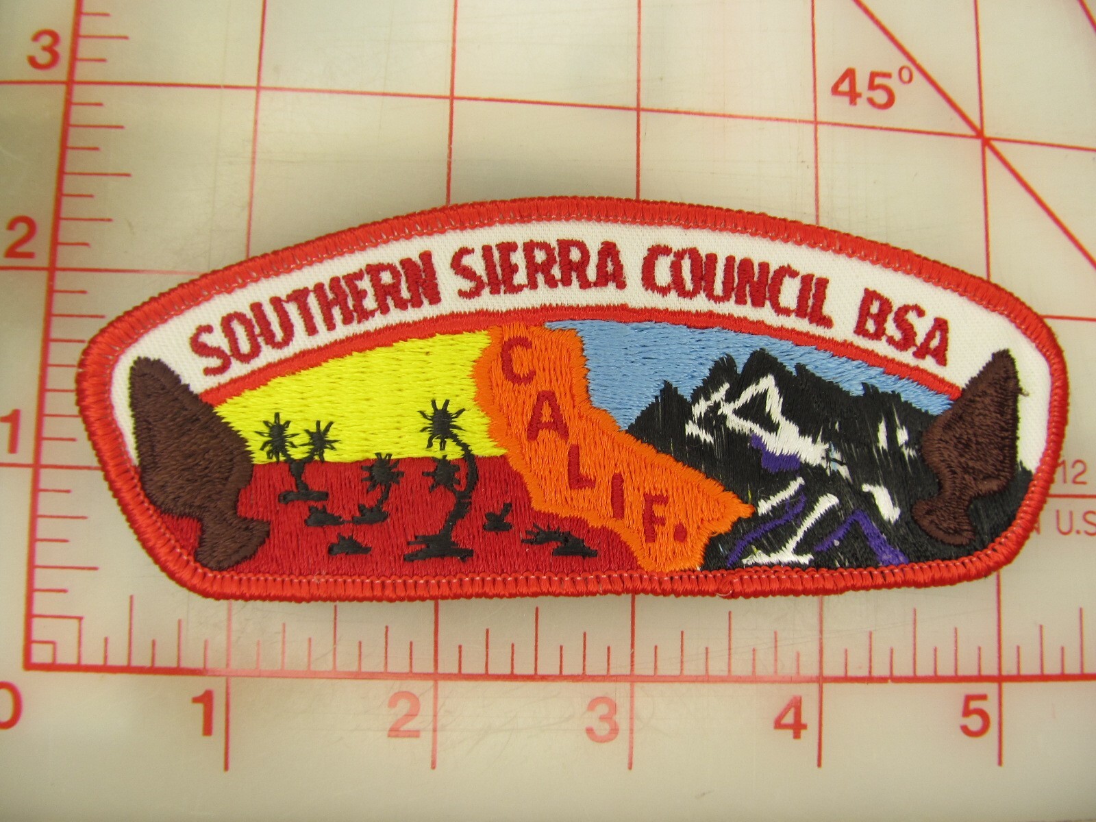 Southern Sierra Council CSP collectible cb patch 2 (mN) eBay
