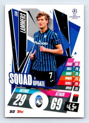 2020-21 Topps UEFA Champions League Match Attax Extra SU62 Sam Lammers