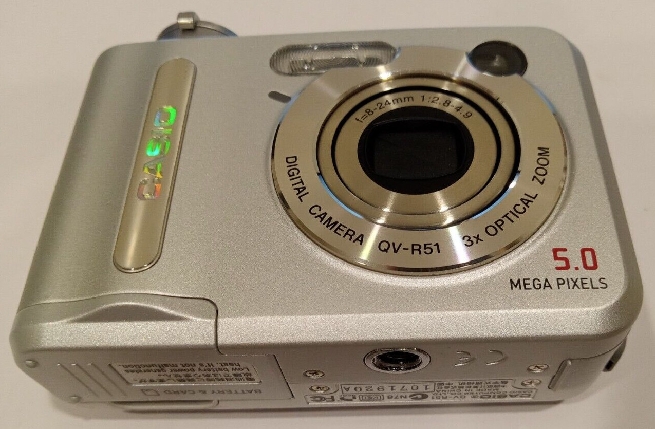 CASIO QV-R51 デジタルカメラ 5.0メガピクセル Casio Digital Camera