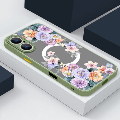 Magsafe Hülle für iPhone 16 15 Pro Max 14 13 12 Magnetic Stoßfeste Hybrid Case