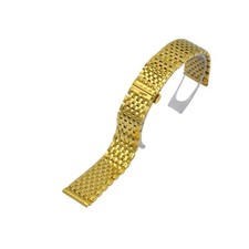 20mm Gold Color Steel Watch Bracelet For Longines L600109693 La Grande Classique