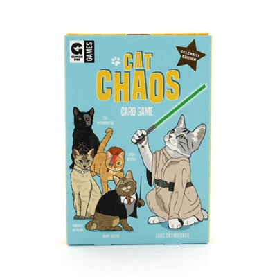 Cat Chaos Card Swapping Game Includes 25 Hilarious Cat Celebrities | Ginger Fox