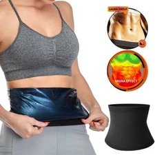 Sweat Body Shaper Sauna Waist Trainer Belt Elastic Fat Burner Polymer Shapewear