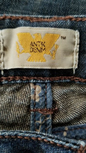 ANTIK DENIM Jeans Women's 24 Low Rise Embroidered Boot Cut Bell (26x34) Tall - Picture 19 of 23