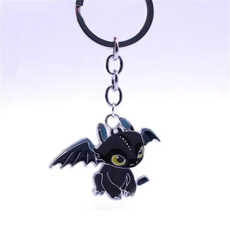 How to Train Your Dragon Toothless Night Fury Keychain Keyring Pendant