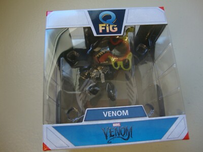 VENOM Figure Q-Fig Vinyl Qmx Marvel Comics Villain Spider-Man Loot Crate