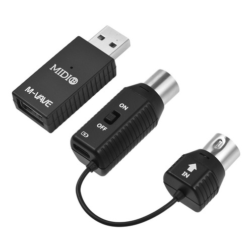 M-VAVE MS1 Wireless MIDI Adapter Ultra Low Latency 5 PIN to MIDI Device S0R3 - Picture 5 of 10
