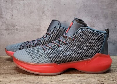 New Anta Men's A-Shock High 2.0 Dark Grey Basketball Shoes Size 11 M