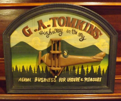 G. A. Tomkins  Highway in the Sky  Framed Airplane Print, 3D  Effect, VG
