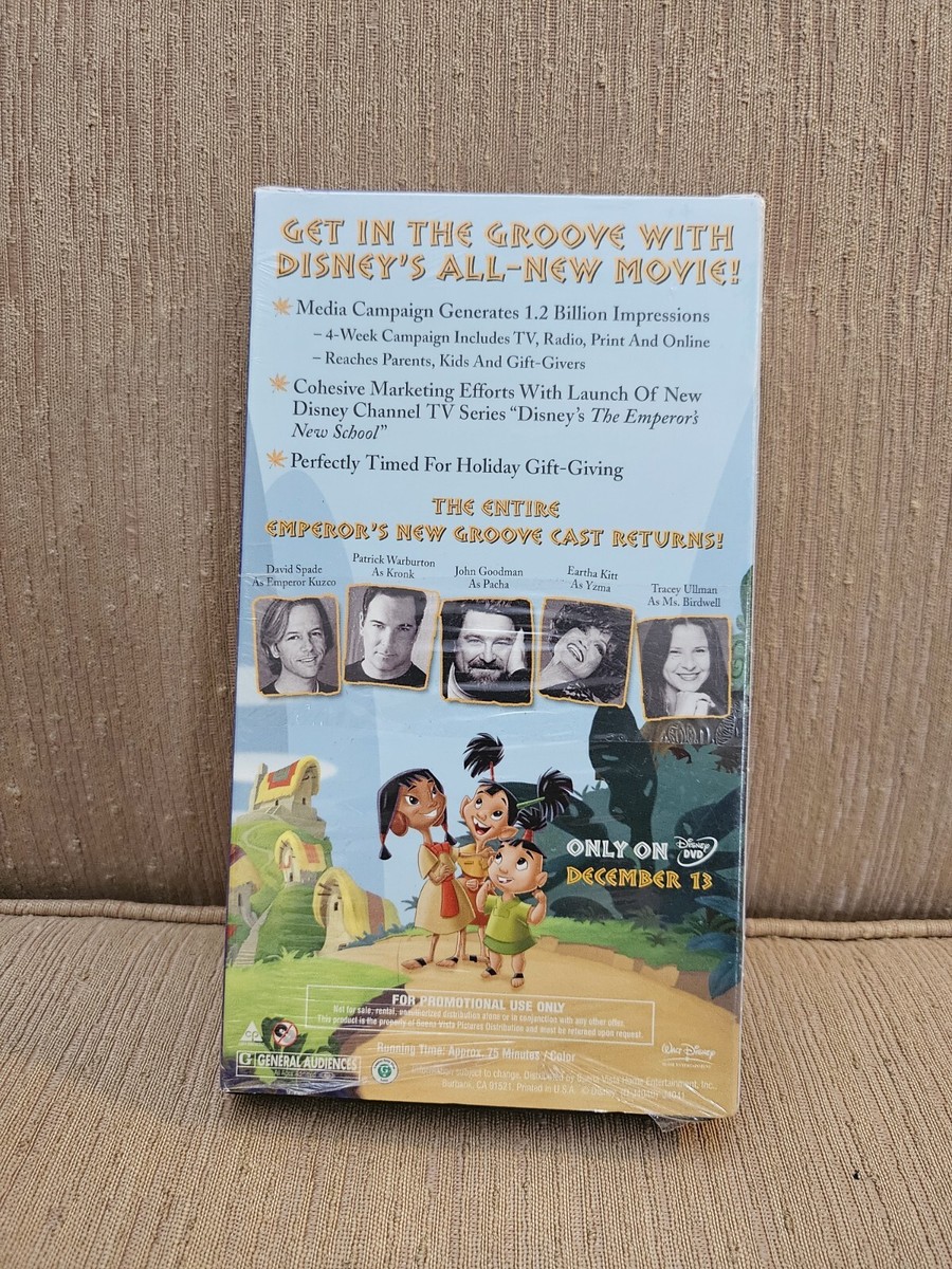 Disney Kronk's New Groove Demo Tape VHS | eBay UK