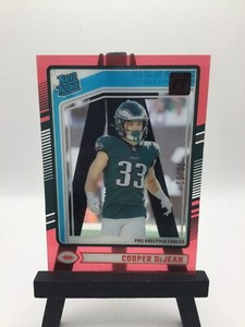 2024 Panini Clearly Donruss - Rated Rookie Cooper DeJean #72 Red /99 (RC) Eagles