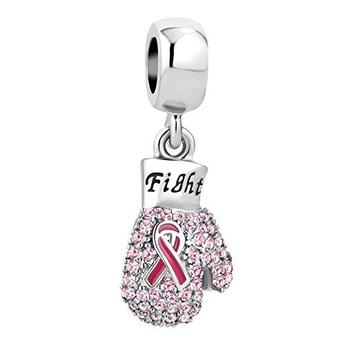 Cancer ribbon charms for hotsell bracelets