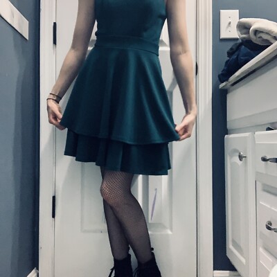Forest Green Prom Dress / Formal Dress / Homecoming Dress Lace Back W/ Zipper | eBay Forest Green Prom Dress / Formal Dress / Homecoming Dress Lace Back W/ Zipper | eBay