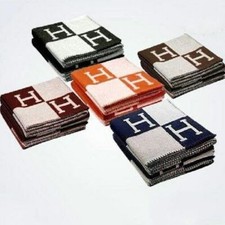 Coperta calda lana cashmere lancio plaid coperte scialle aereo divano 130*180