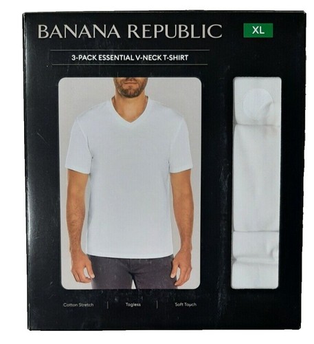 Mens BANANA REPUBLIC Premium Wash T-Shirt Storm Slate Size XXL *H8