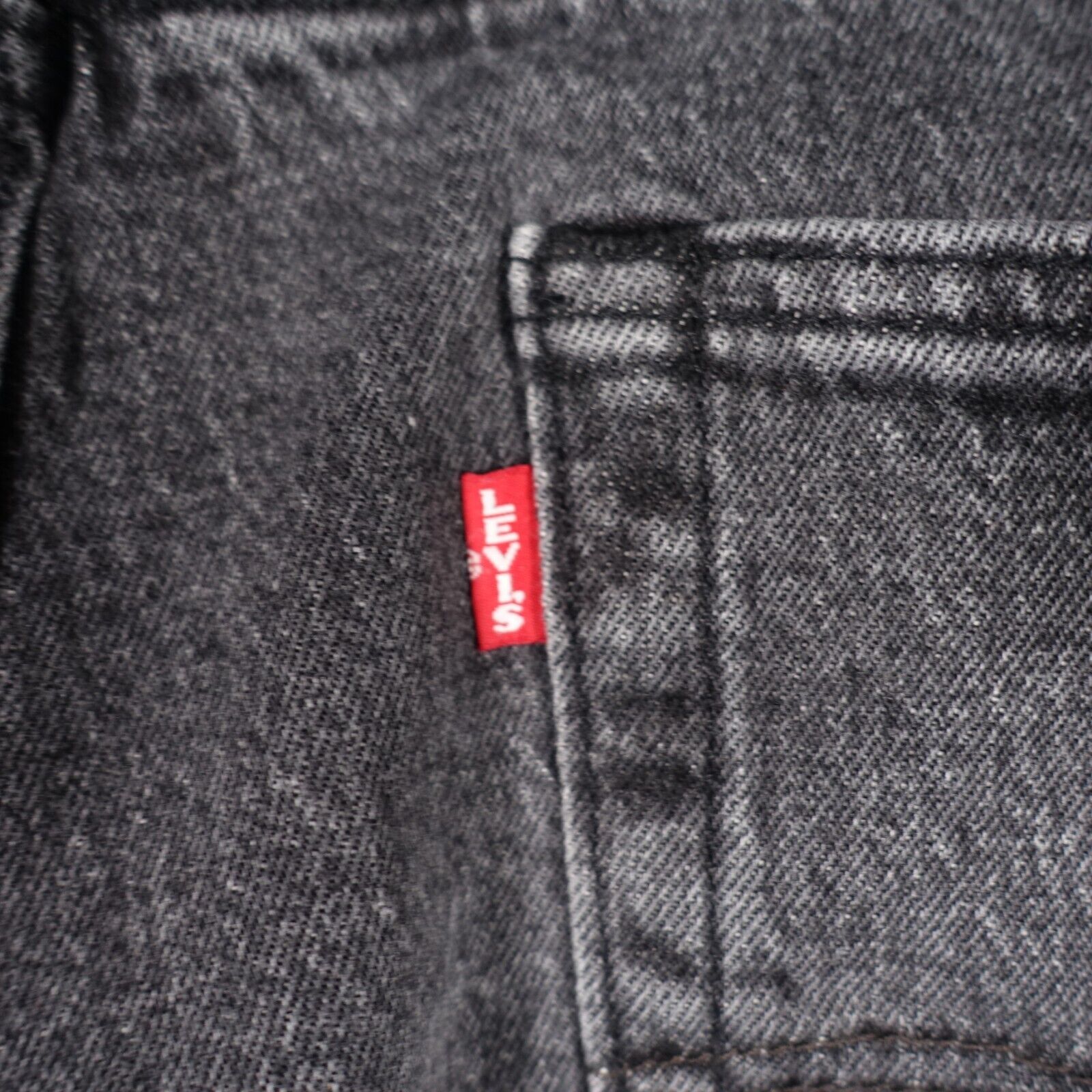 Levis Lot 501 '93 Jeans Mens W36 L34 Black Grey S… - image 10