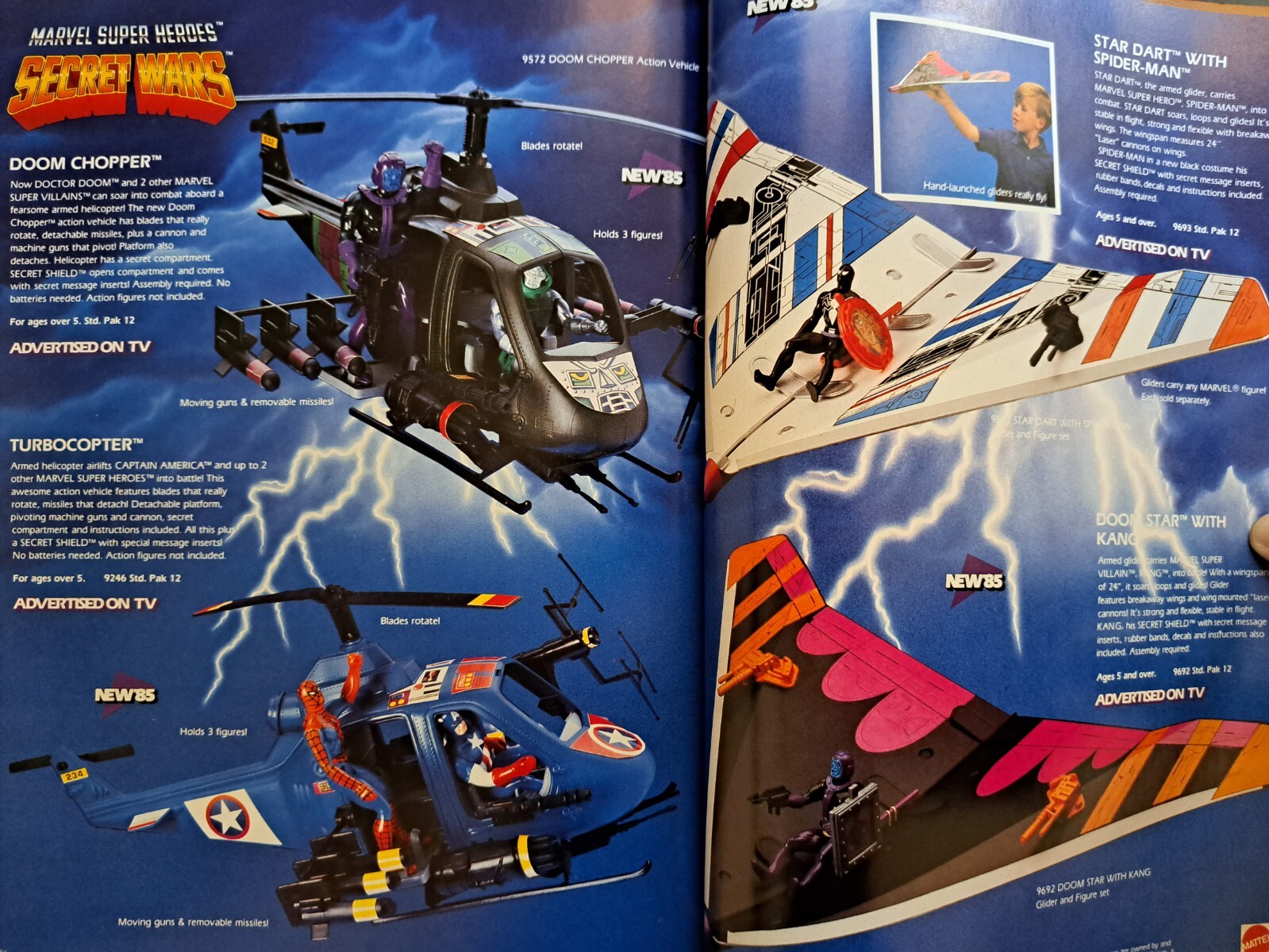 Vintage 1985 Mattel Toys Catalog eBay