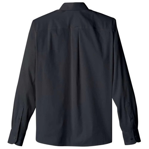 Devon & Jones Men's Crown Collection Untucked Dress Shirt - Black - Size 4XL - Picture 5 of 6