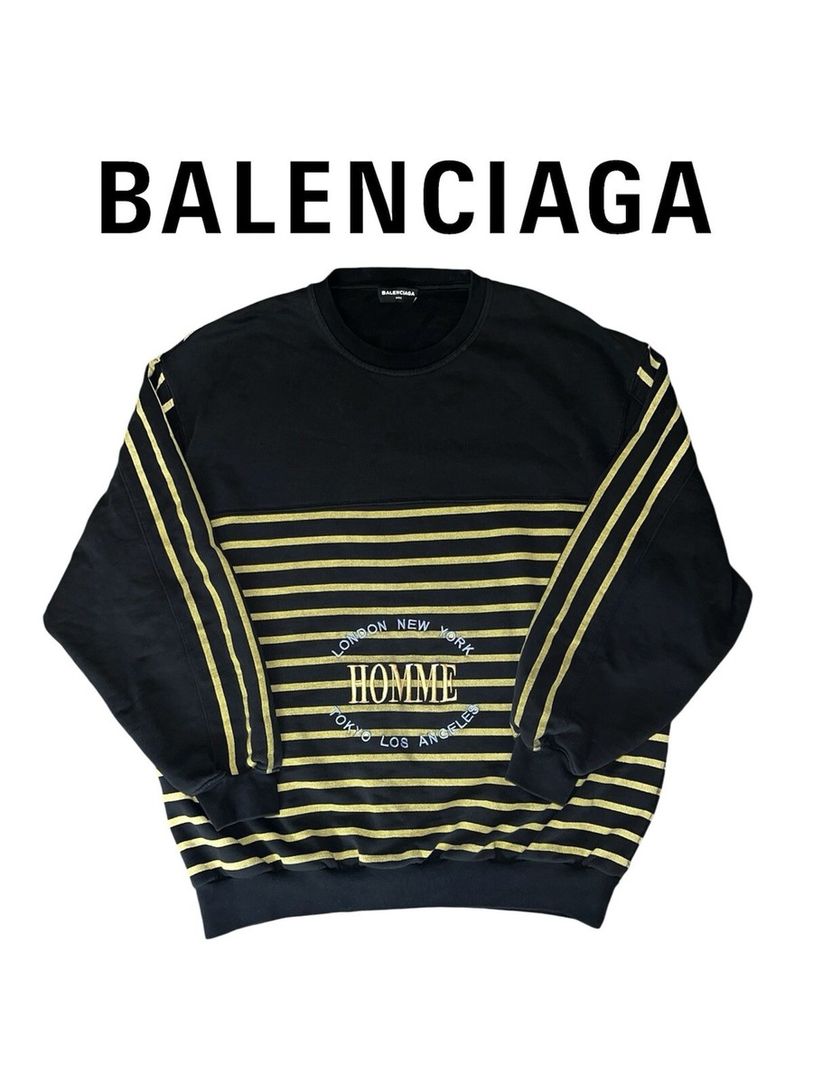 Balenciaga Homme Striped Sweater Large