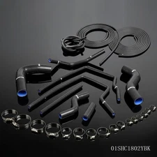 Silicone Hose+Vacuum Hose Kit Fit For Subaru Impreza GC8 GF8 STI EJ20 WRX Turbo