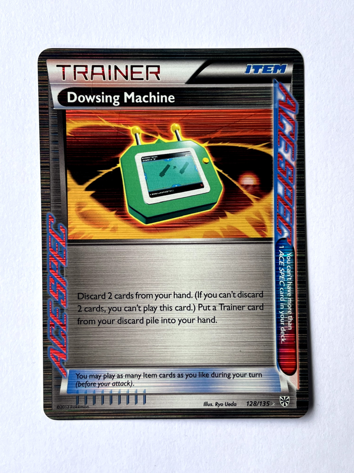 Dowsing Machine 128/135 Ultra Rare Plasma Storm Pokemon Card TCG Near Mint