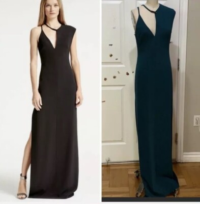 Halston heritage green gown Size Sm $395 | eBay