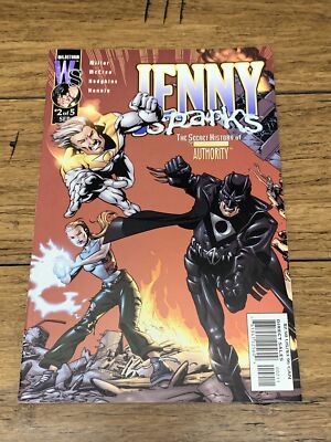 JENNY SPARKS THE SECRET HISTORY OF THE AUTHORITY #2 (WILDSTORM/DC 2000) CV JD