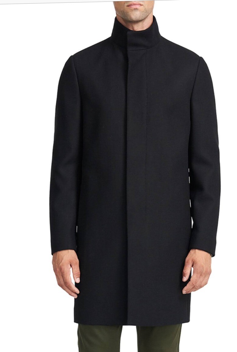 Theory Men's Belvin OP Modus Melton Wool Blend Coat MSRP $849 | eBay