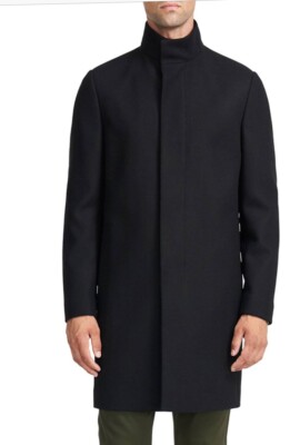 Theory Men's Belvin OP Modus Melton Wool Blend Coat MSRP $849 | eBay