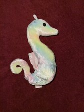 Ty Beanie Baby Neon the Sea Horse DOB April 1, 1999 MWMT Free Shipping