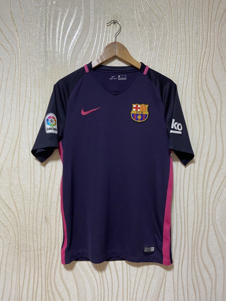 BARCELONA 2016 2017 AWAY FOOTBALL SHIRT SOCCER JERSEY NIKE 776844
