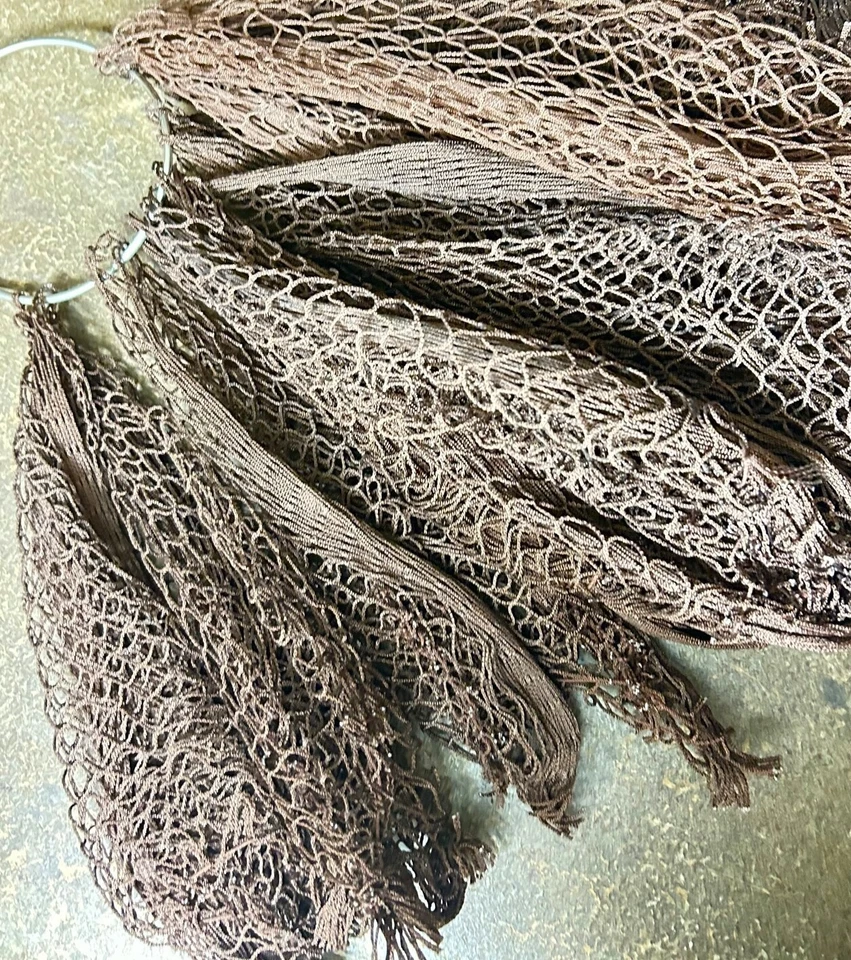 Keschernetz 15 mm Maschenweite knotenlos für Kescher Bügel 30 cm, ca. 40 cm tief